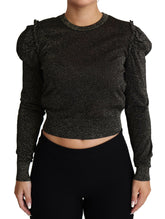 Dolce & Gabbana Black Gold Cropped Women Pullover Sweater -   -  Dolce & Gabbana.